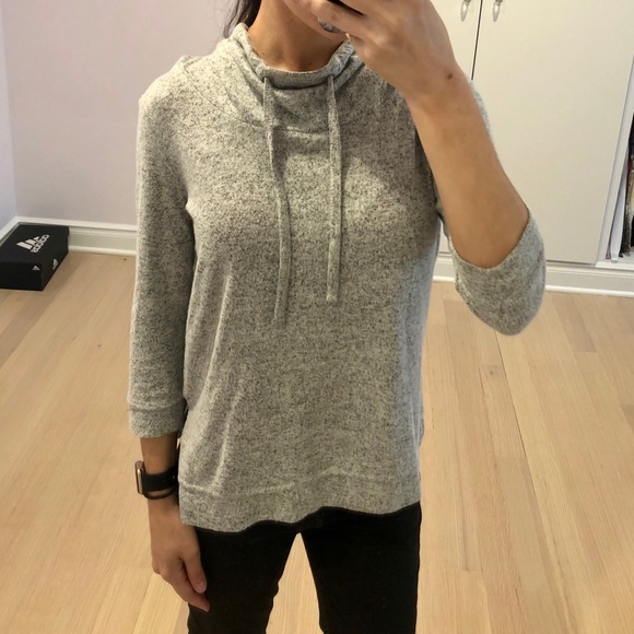 NY&Co Soft Cowl Neck Sweatshirt - Picture 3 of 4